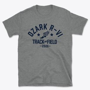Ozark R-vi Alternative School Track and Field Basic T-Shirt