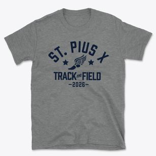 St Pius X High School Track and Field Basic T-Shirt