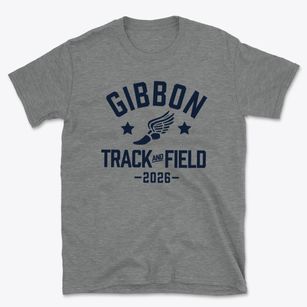 Gibbon Elementary School Track and Field Basic T-Shirt