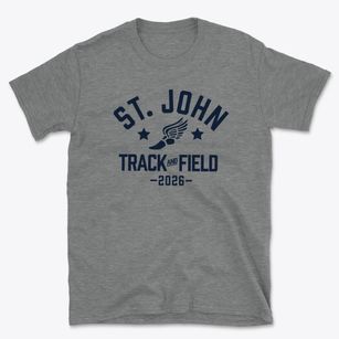 Saint John Evangelist School Track and Field Basic T-Shirt