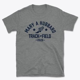 Mary A Hubbard Elementary School Track and Field Basic T-Shirt