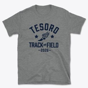 Tesoro High School Track and Field Basic T-Shirt