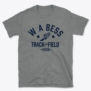 W A Bess Elementary School Track and Field Basic T-Shirt