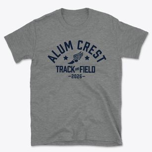 Alum Crest High School Track and Field Basic T-Shirt