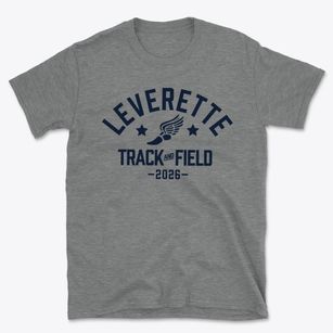 Leverette Junior High School Track and Field Basic T-Shirt