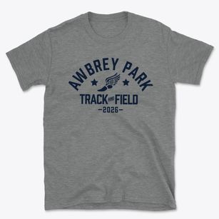 Awbrey Park Elementary School Track and Field Basic T-Shirt