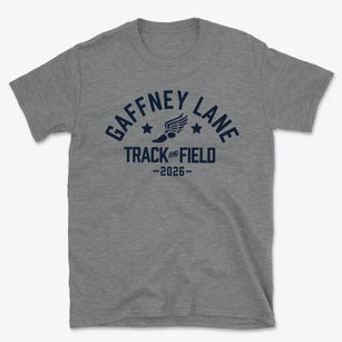 Gaffney Lane Elementary School Track and Field Basic T-Shirt