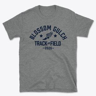 Blossom Gulch Elementary School Track and Field Basic T-Shirt