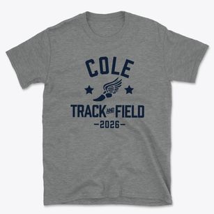 Robert G. Cole Senior High School Track and Field Basic T-Shirt