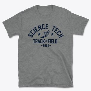 Science & Tech Track and Field Basic T-Shirt