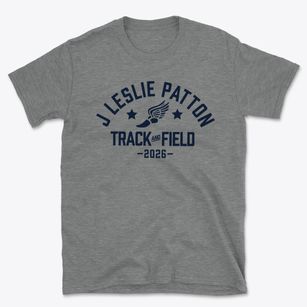 J Leslie Patton Elementary School Track and Field Basic T-Shirt