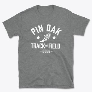 Pin Oak Middle School Track and Field Basic T-Shirt
