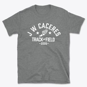 J W Caceres Elementary School Track and Field Basic T-Shirt