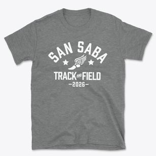 San Saba Middle School Track and Field Basic T-Shirt