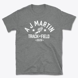 A J Martin Elementary School Track and Field Basic T-Shirt