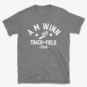 A M Winn Elementary School Track and Field Basic T-Shirt