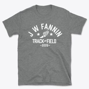 J W Fannin Elementary School Track and Field Basic T-Shirt