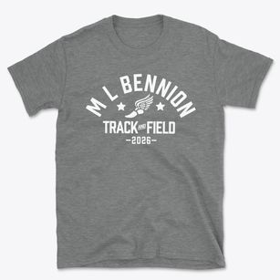 M L Bennion Elementary School Track and Field Basic T-Shirt