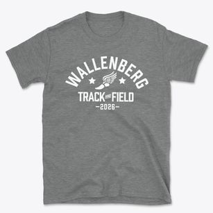 Wallenberg Traditional High School Track and Field Basic T-Shirt