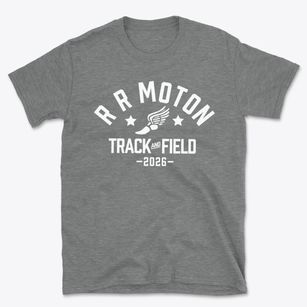 R R Moton Elementary School Track and Field Basic T-Shirt