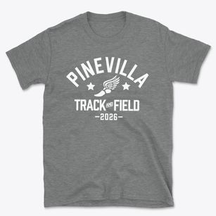 Pinevilla Elementary School Track and Field Basic T-Shirt