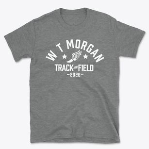 W T Morgan Magnet School Track and Field Basic T-Shirt