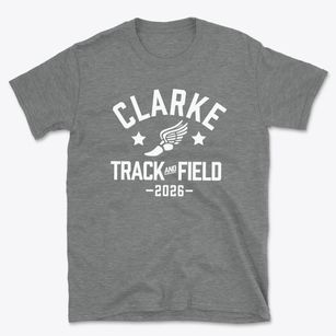 Clarke Middle School Track and Field Basic T-Shirt
