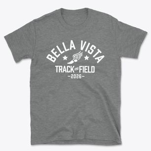 Bella Vista Elementary School Track and Field Basic T-Shirt