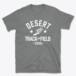 Desert Christian Middle School Track and Field Basic T-Shirt