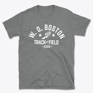 W. O Boston High School Track and Field Basic T-Shirt