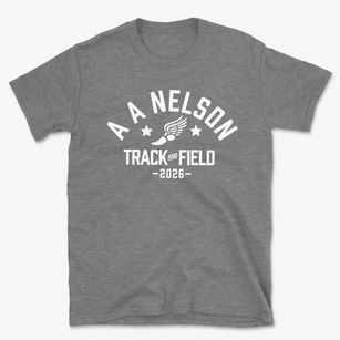 A A Nelson Elementary School Track and Field Basic T-Shirt