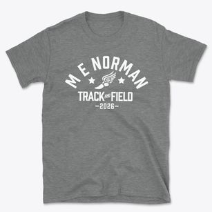 M E Norman Elementary School Track and Field Basic T-Shirt