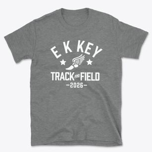 E K Key Elementary School Track and Field Basic T-Shirt