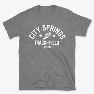 City Springs Elementary School Track and Field Basic T-Shirt