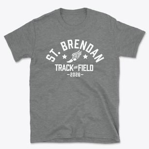 Saint Brendan Elementary School Track and Field Basic T-Shirt