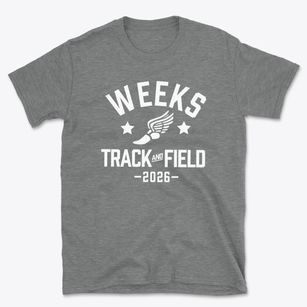 Weeks Elementary School Track and Field Basic T-Shirt