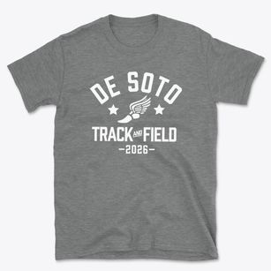 De Soto Junior High School Track and Field Basic T-Shirt