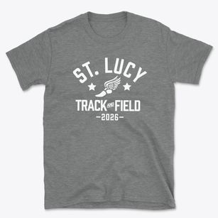 Saint Lucy Elementary School Track and Field Basic T-Shirt