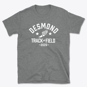 Jack G. Desmond Middle School Track and Field Basic T-Shirt