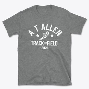 A T Allen Elementary School Track and Field Basic T-Shirt