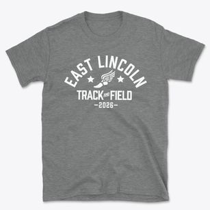 East Lincoln Middle School Track and Field Basic T-Shirt