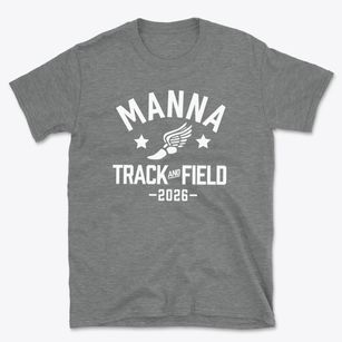 Manna Christian School Track and Field Basic T-Shirt