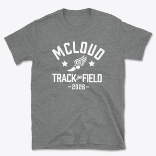 Mcloud Junior High School Track and Field Basic T-Shirt