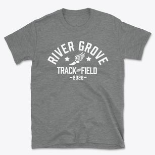 River Grove Elementary School Track and Field Basic T-Shirt