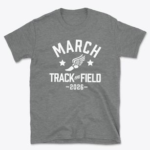 March Elementary School Track and Field Basic T-Shirt