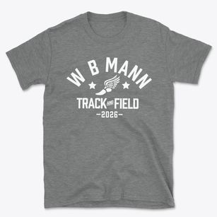 W B Mann Elementary School Track and Field Basic T-Shirt
