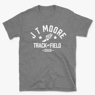 J T Moore Middle School Track and Field Basic T-Shirt