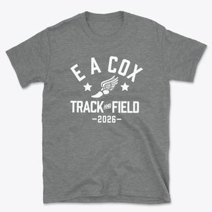 E A Cox Middle School Track and Field Basic T-Shirt