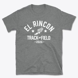 El Rincon Elementary School Track and Field Basic T-Shirt