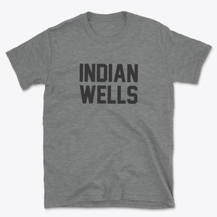 Indian Wells California Classic Block Basic T-Shirt